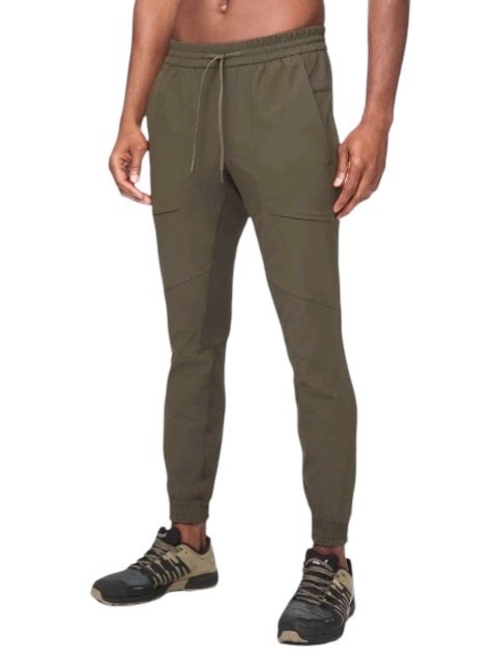 Lululemon License to Train Jogger Dark Olive Workout Joggers Elastic Men's XXL